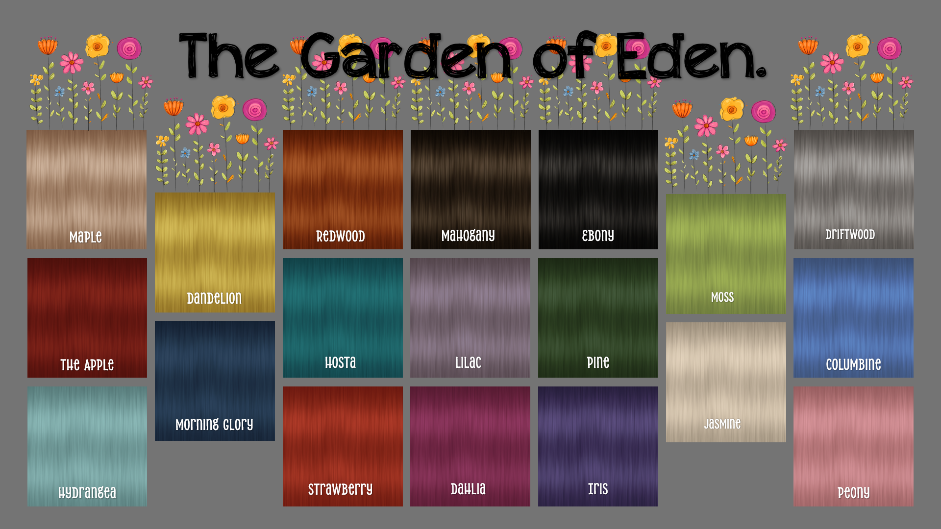 Garden of Eden Palette