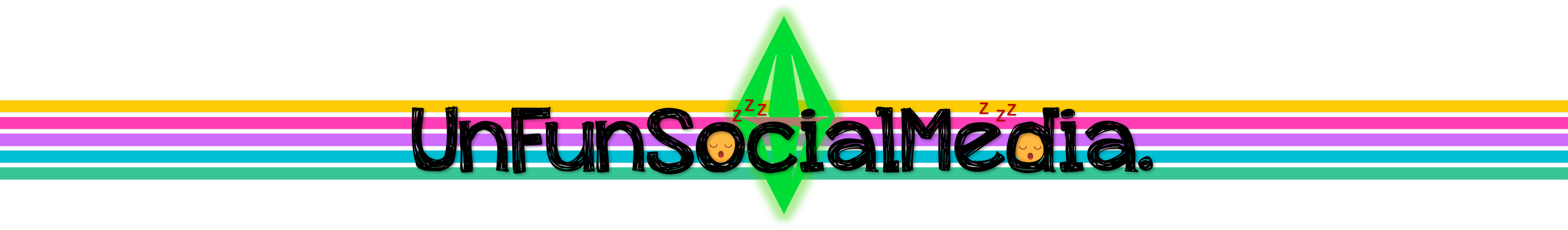 Relaxed Simming with UnFunSocialMedia Banner